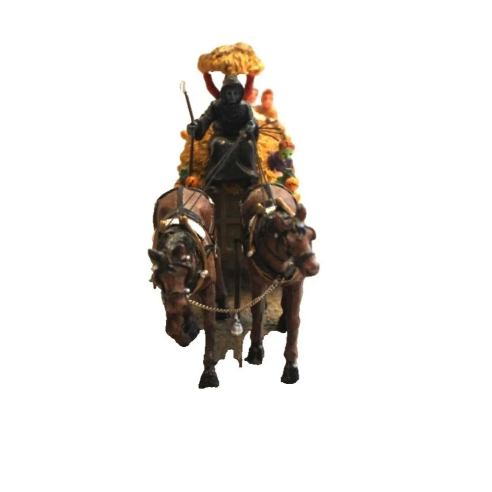 Lemax Spooky Town Halloween Haunted Hayride Horse & Wagon Pumpkin Trick or Treat